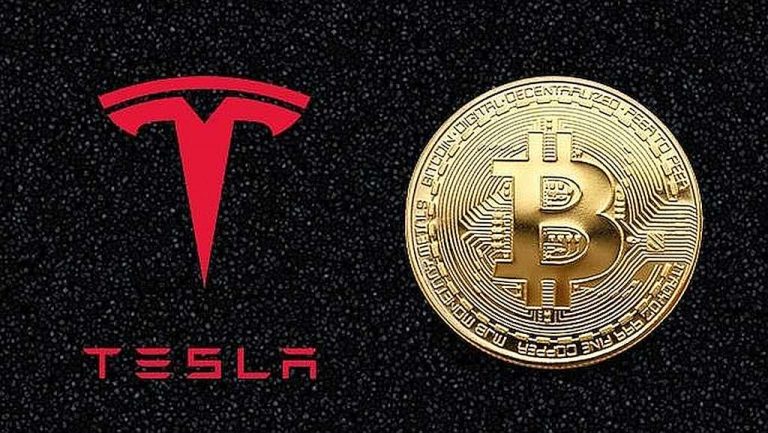 Tesla Тесла биткоин криптовалюта Bitcoin