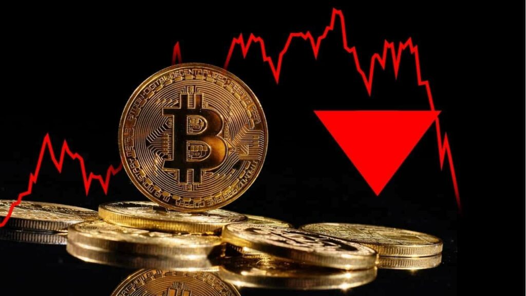 bitcoin down